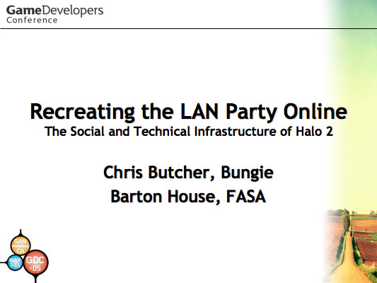 'Halo: Development Evolved' GDC 2003 Talk Slide 1
