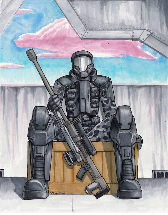 halo odst drawing