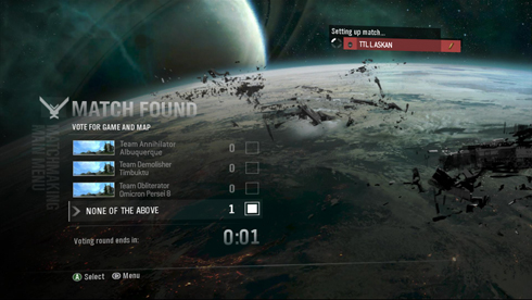 Halo: Reach Matchmaking